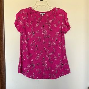 Croft & Barrow Hot Pink Size S Top